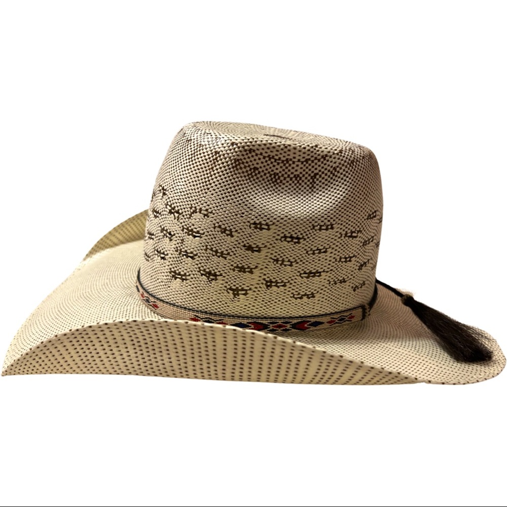 Tuff Hedeman Straw Cowboy Hat by Resistol — 7-1/8